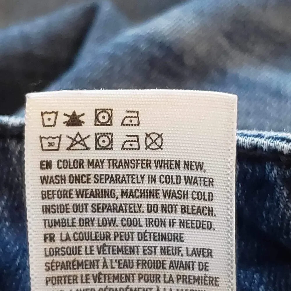 American Eagle Jeans Men’s Size 30x34 Blue Slim Distressed Skate Stretch